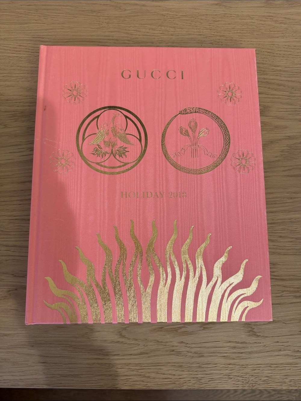 Gucci Pink & Gold Decorative Coffe Table Hardcover Book